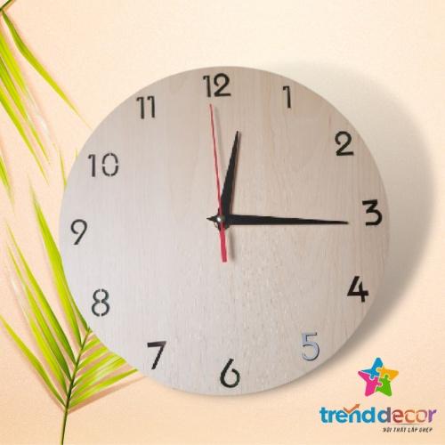Đồ Hồ Decor Đồng Hồ Treo Tường Gỗ Trang Trí Thiết Kế Theo Yêu Cầu