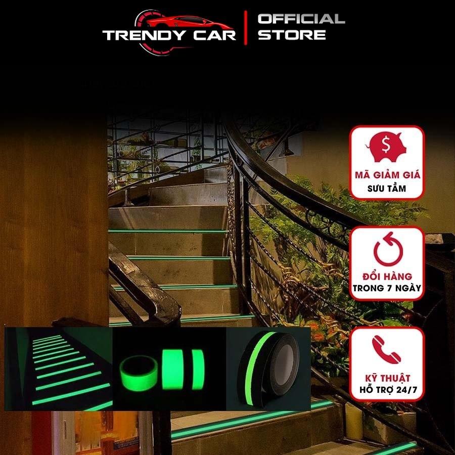 Băng dính nhám dạ quang chống trượt ngã - Băng keo dán cầu thang hống trơn trượt dán bậc cửa ra vào, bảo vệ gia đình