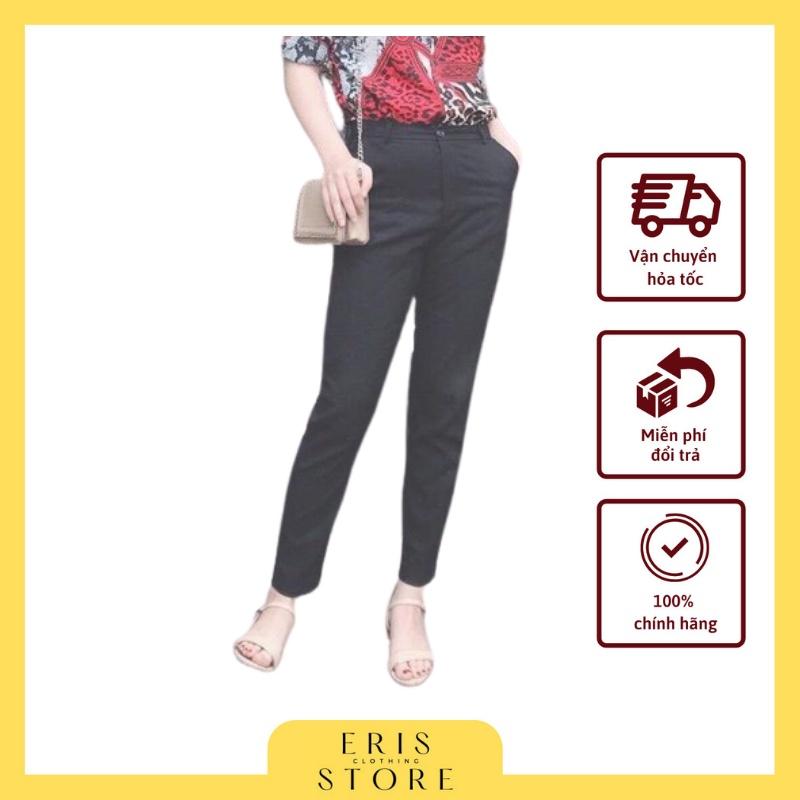 Quần Baggy vải nữ cạp cao vnxk bao chất (ảnh thật), quần tây nữ công sở