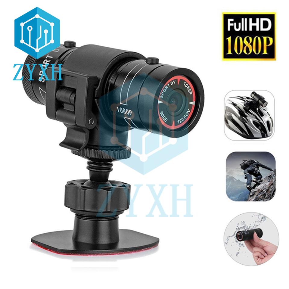 Máy quay phim thể thao 1080p Máy quay phim không thấm nước xe đạp ngoài trời Mũ bảo hiểm xe máy HD Máy ảnh hành động 12M Pixels DV Video Recack