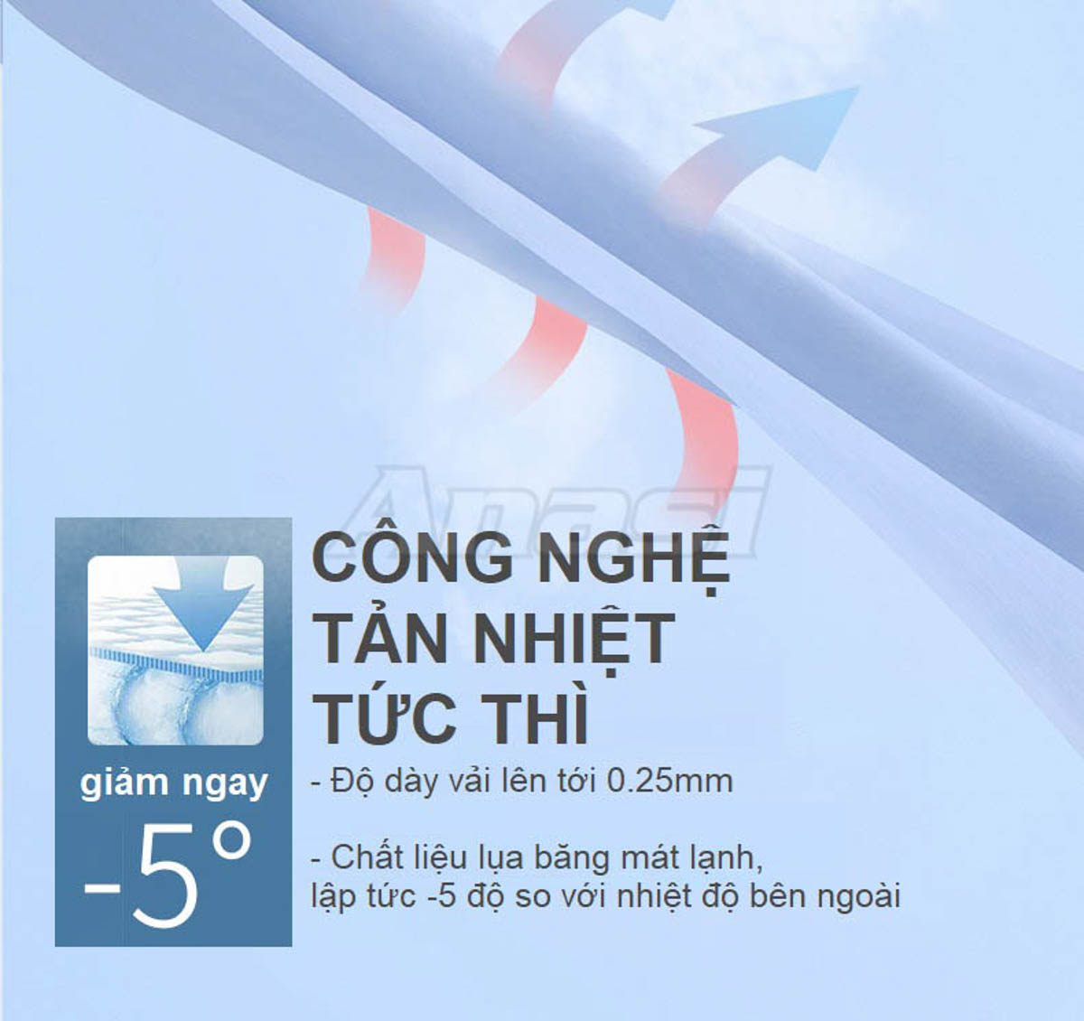 Găng tay chống nắng nam nữ phối 2 màu Anasi LB105 - Vải lụa băng dày mát - Chống tia UV SPF50+