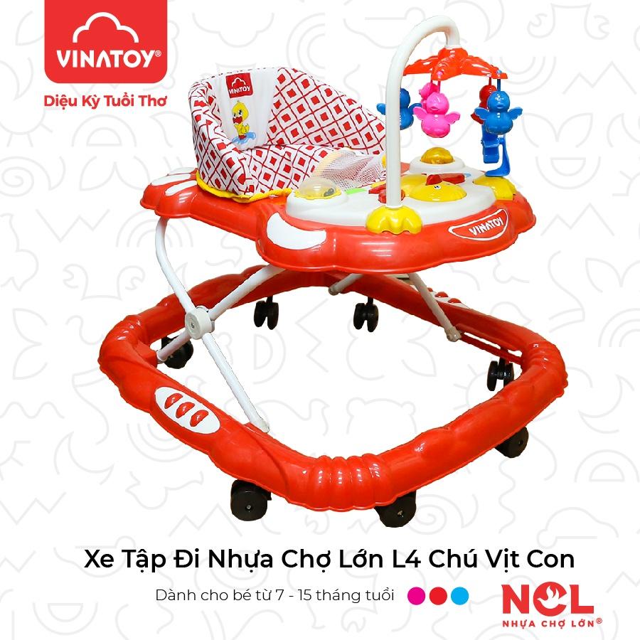 Xe Tập Đi Nhựa Chợ Lớn L4 Con Vịt Dành Cho Bé Từ 6 đến 12 Tháng - M1846-XTĐ