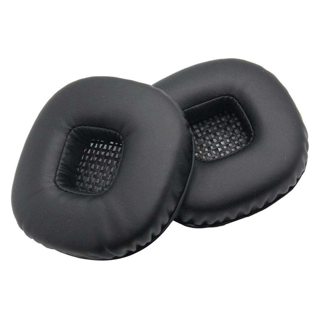Replacement Ear Pads Cushions for Major Headphones Black+White