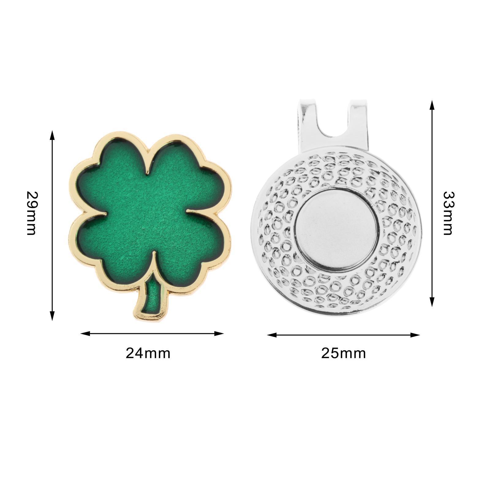 Golf Ball Marker Golf Accessories Ball Mark Hat Clip for Golfer Men Women