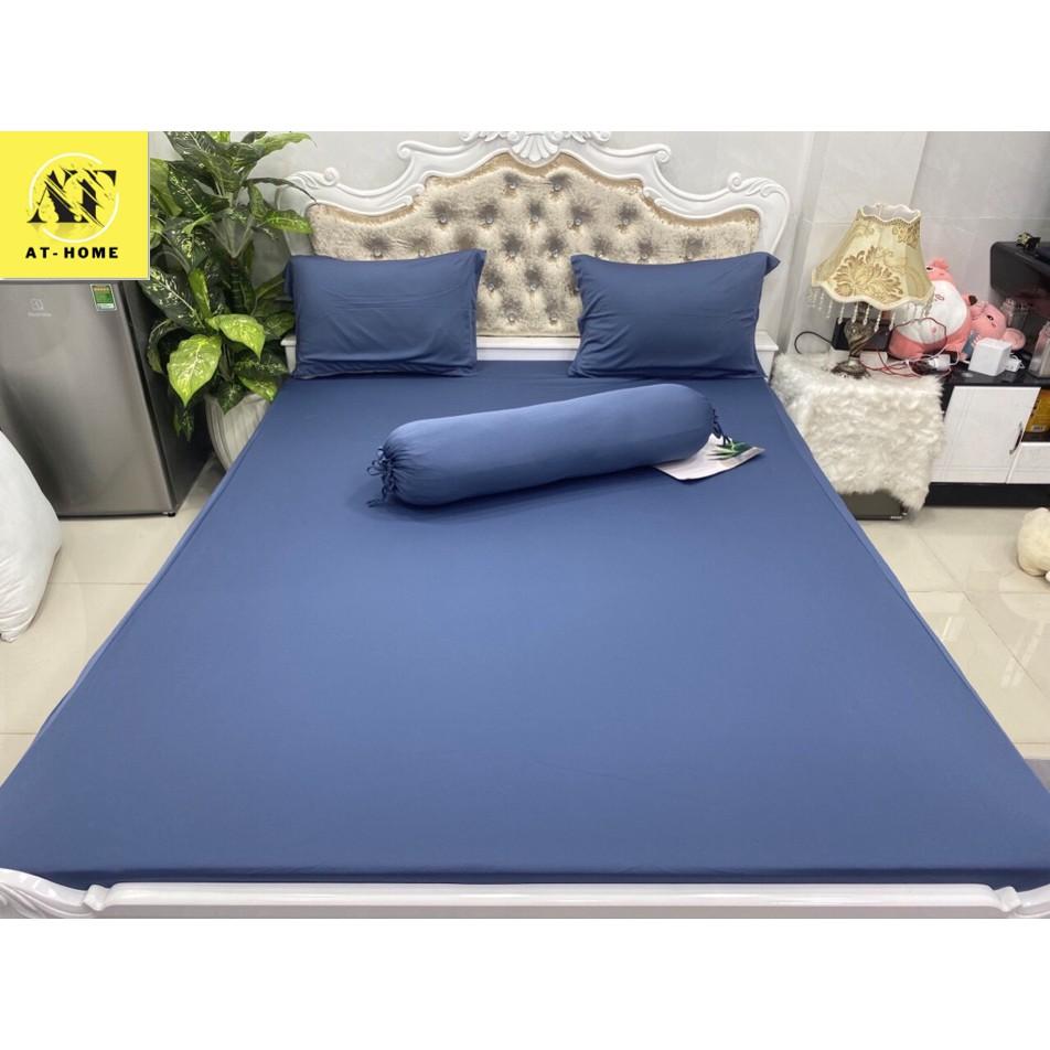 Ga - Drap Giường Lẻ Thun Mát Lạnh Thương hiệu LAN PHAM BEDDING - Màu Xám Xanh