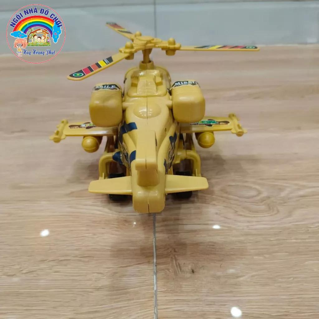 Đồ chơi Máy bay quân sự- FLYING EAGLE. Có đèn flash và có tiếng nhạc. Kích thước máy bay: Dài 24cm* Ngang 18cm* Cao 12cm