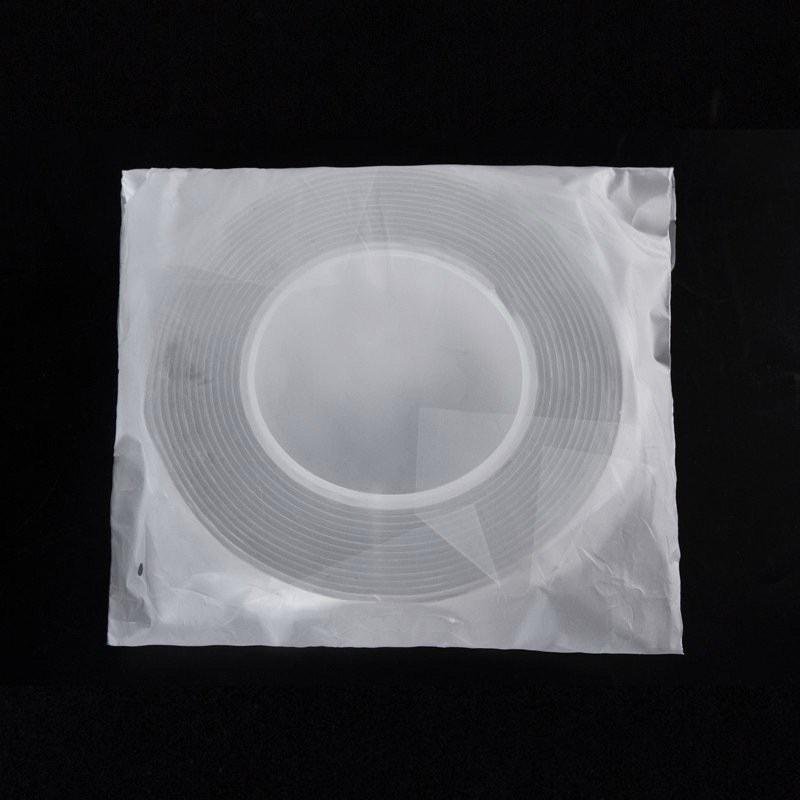 Băng Keo 2 Mặt Siêu Dính Ma Thuật Loại Dài 3m Băng Keo Dính Đa Năng Trong Suốt