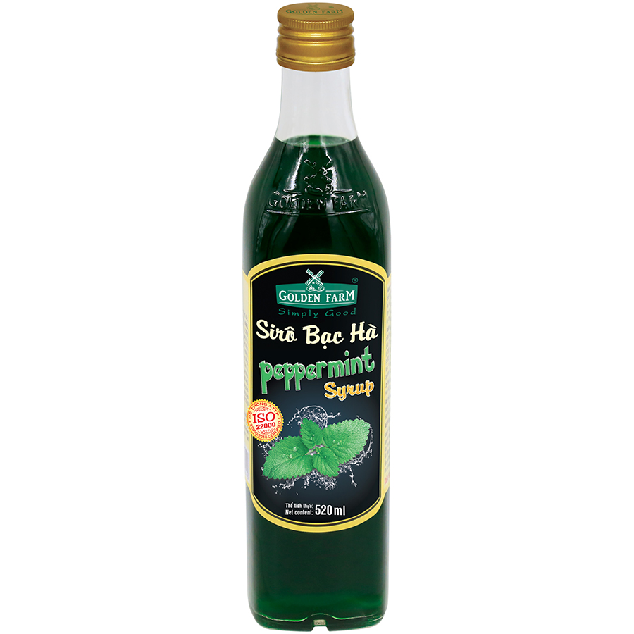 Siro Bạc Hà Golden Farm 520ml