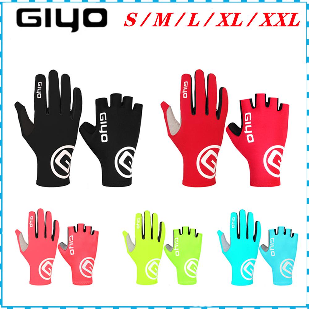 Giyo Touch Màn hình dài đầy đủ ngón tay nửa ngón tay Color: Black Short Size: S
