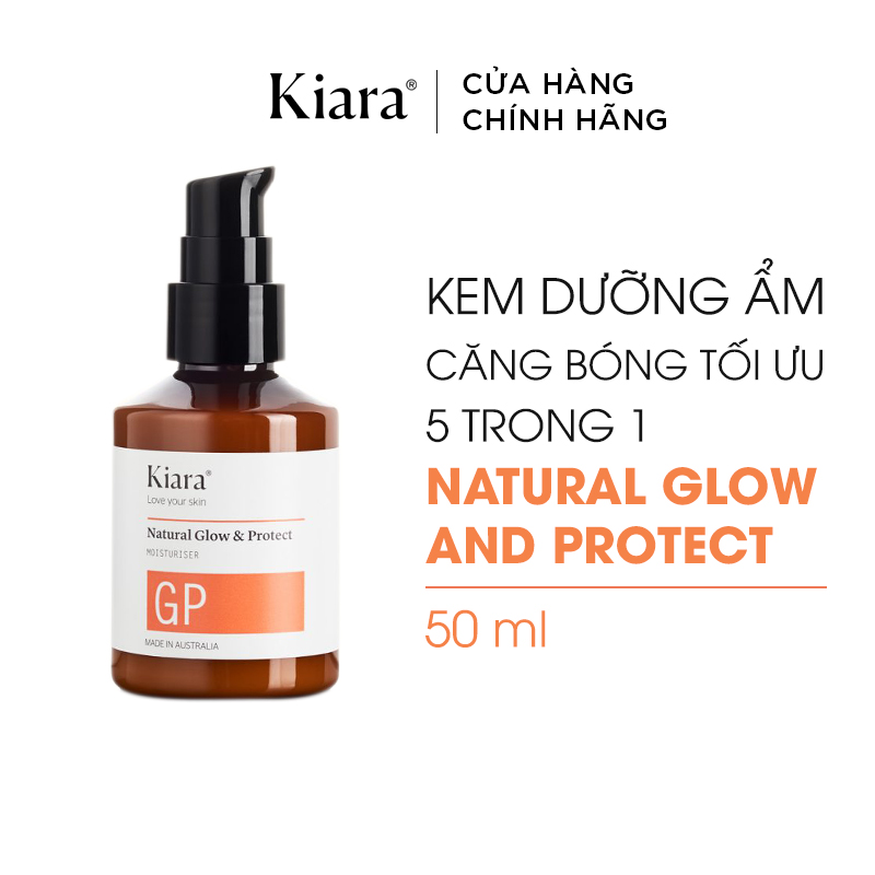 Kem Dưỡng Ẩm B5 Phục Hồi Da Chống Lão Hóa Kiara Natural Glow & Protect 50ml