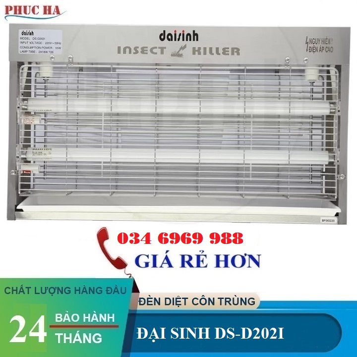 Đèn bắt muỗi gia đình DS-D6