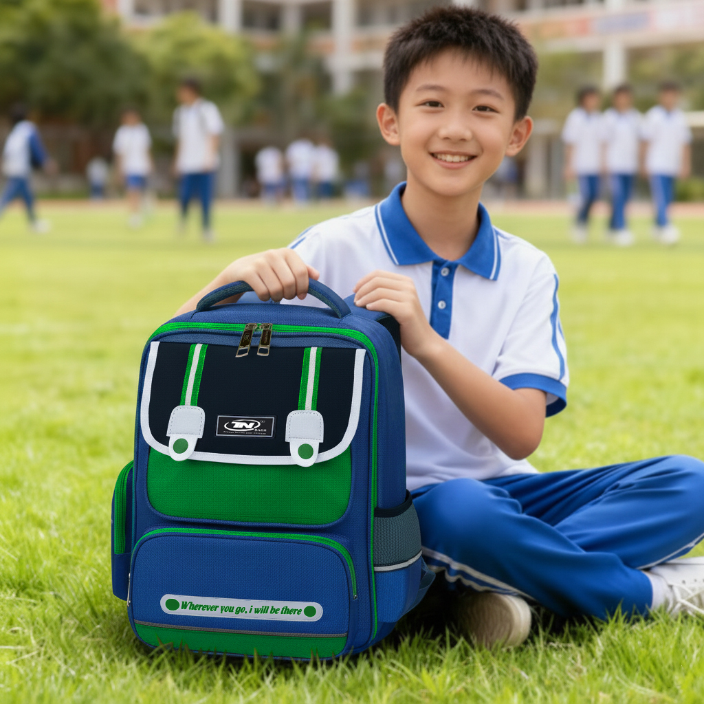 Balo học sinh TNBags Smart Green TN.B 3111, Balo Chống Nước, Bền Màu Hiệu Quả