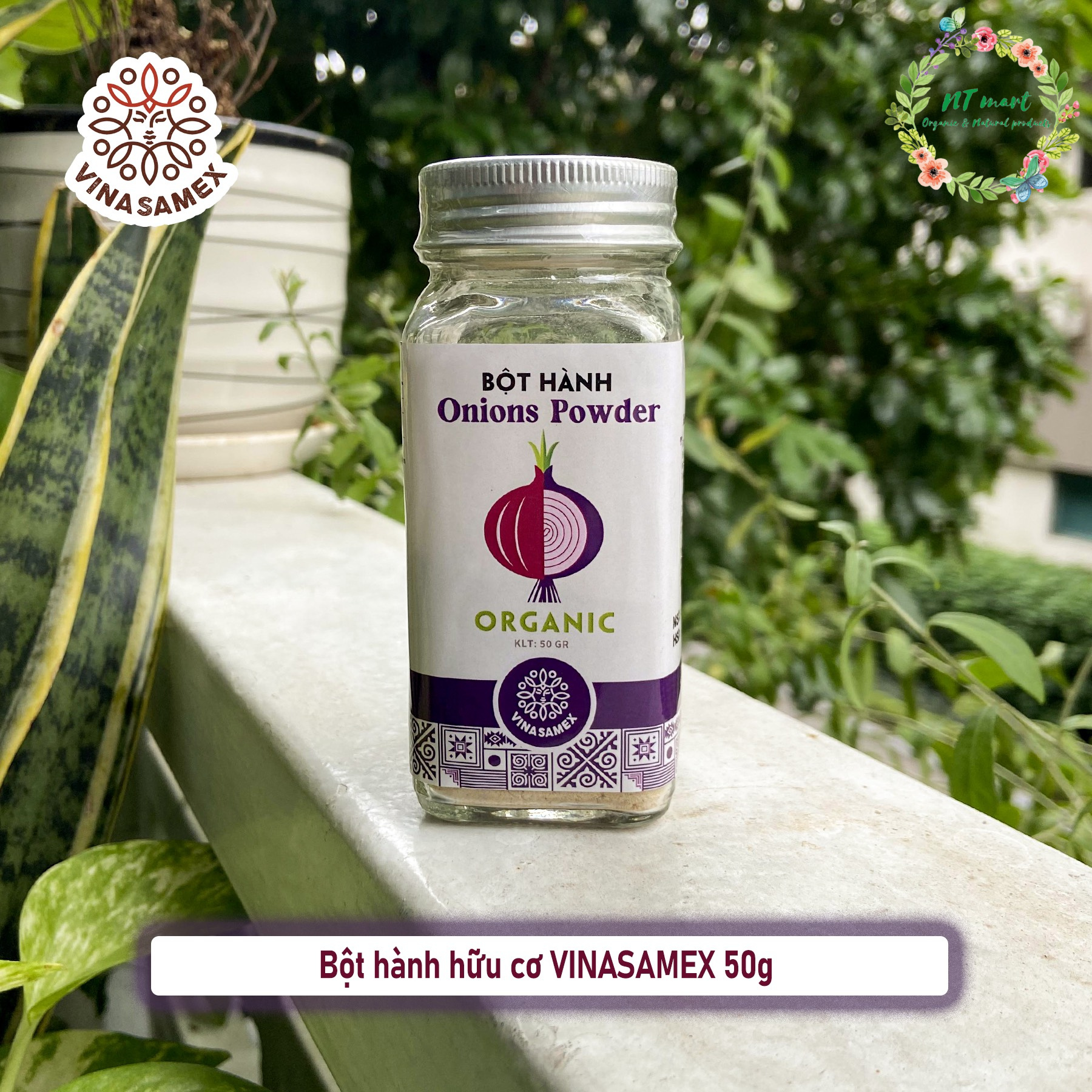 Bột hành hữu cơ Vinasamex 50gr