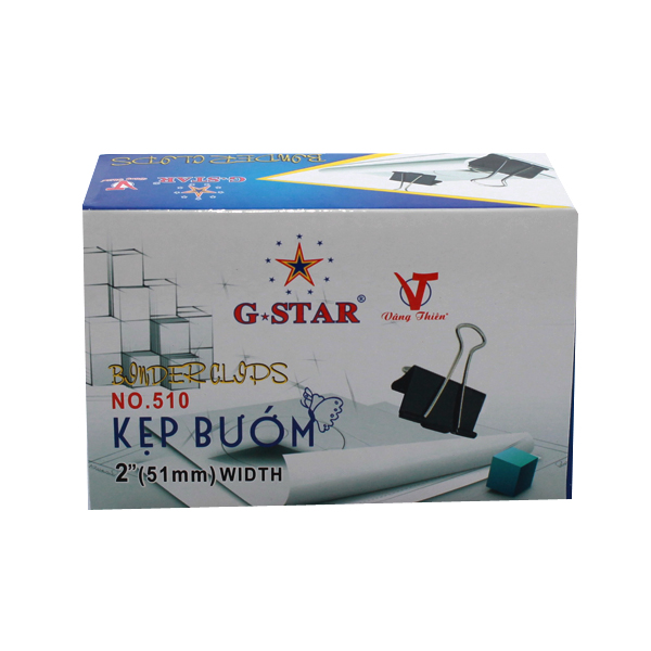 Hộp 12 cái Kẹp Bướm G-Star 51mm