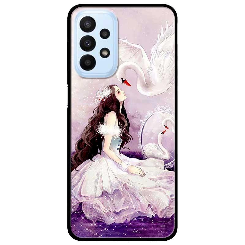 Ốp lưng dành cho Samsung A23 4G - A53 5G - A73 5G - Cô Gái Thiên Nga