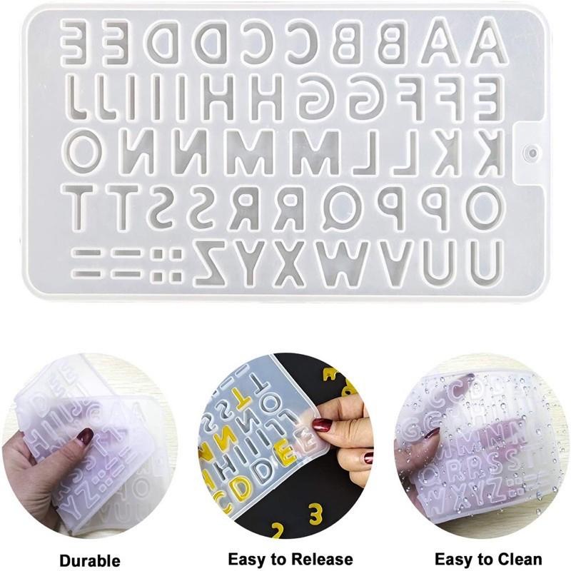 Khuôn Silicone Bảng Chữ Cái Đúc Keo Epoxy Resin - Trường Thịnh Sài Gòn