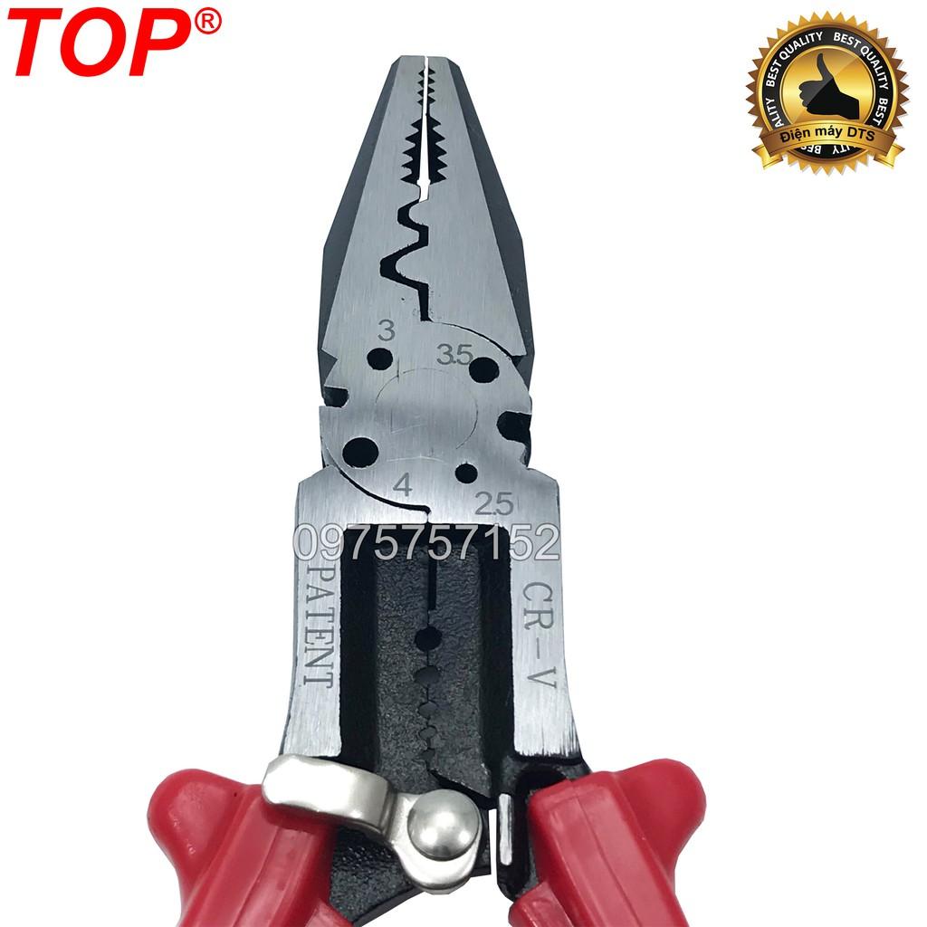 Kìm điện đa năng 8 inch - 200mm thép CR-V chính hãng TOP