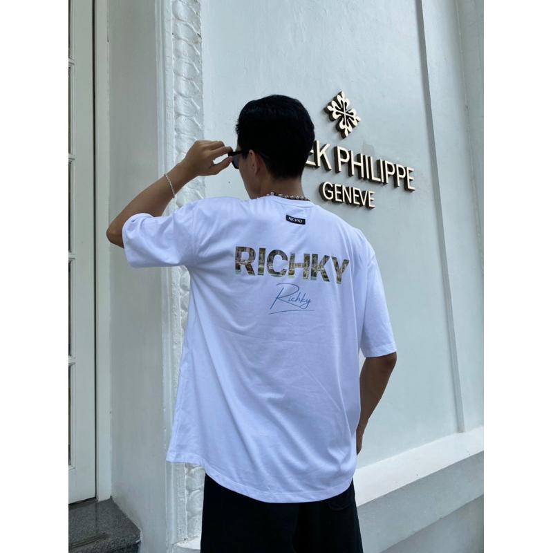 Áo Thun Unisex Richky Premium Tee Italian Luxury Trắng - RKP01