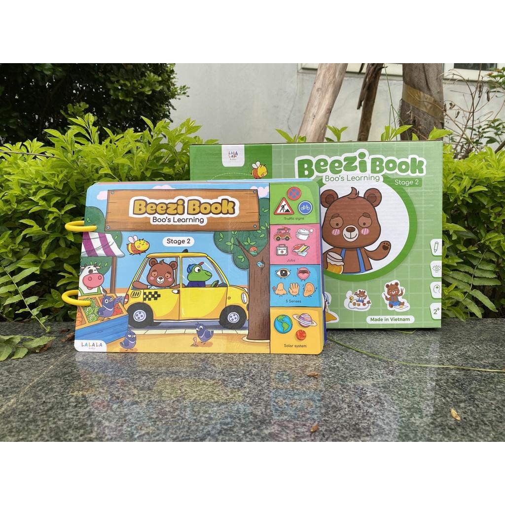 Đồ Chơi Học Liệu Bóc Dán BEEZI BOOK Phiên Bản Mở Rộng Thêm Nhiều Chủ Đề Cho Bé Từ 2-5 Tuổi Vui Chơi Học Tập