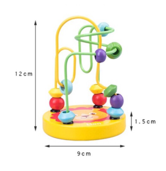 Đồ chơi luồn hạt mini gỗ cho bé luyện khéo tay kiên nhẫn