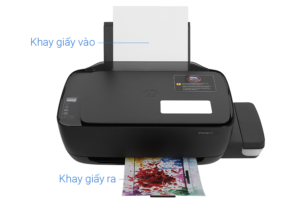 Máy In Phun Màu HP đa năng in scan copy Ink Tank 315 (Z4B04A)- Hàng chính hãng