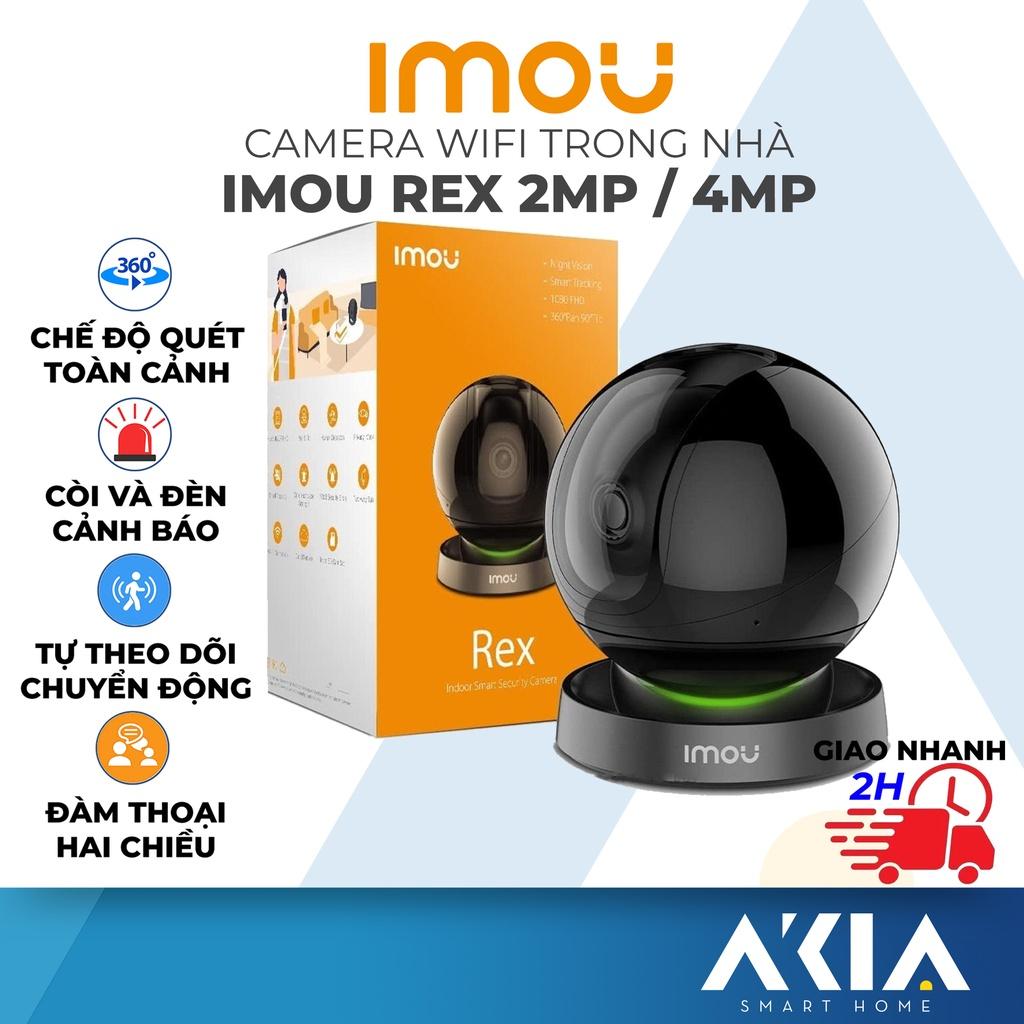 Camera imou REX bản 2MP và 4MP, quét nhanh toàn cảnh xoay 360 độ, nhận diện người, quay có màu ban đêm, Hàng chính hãng