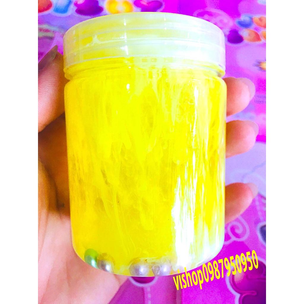 SLIME HÌNH TRỤ LỌ NHŨ THẠCH HANG ĐỘNG PHỐI MÀU Slam thiết kế độc đáo ấn tượng