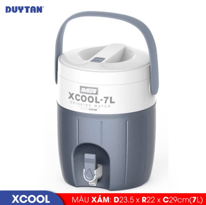 Bình đá giữ nhiệt nhựa Duy Tân Xcool 7 lít - 05257 - Hàng chính hãng