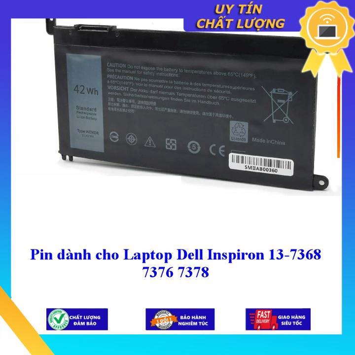 Pin dùng cho Laptop Dell Inspiron 13 7368 7376 7378 - Hàng Nhập Khẩu New Seal