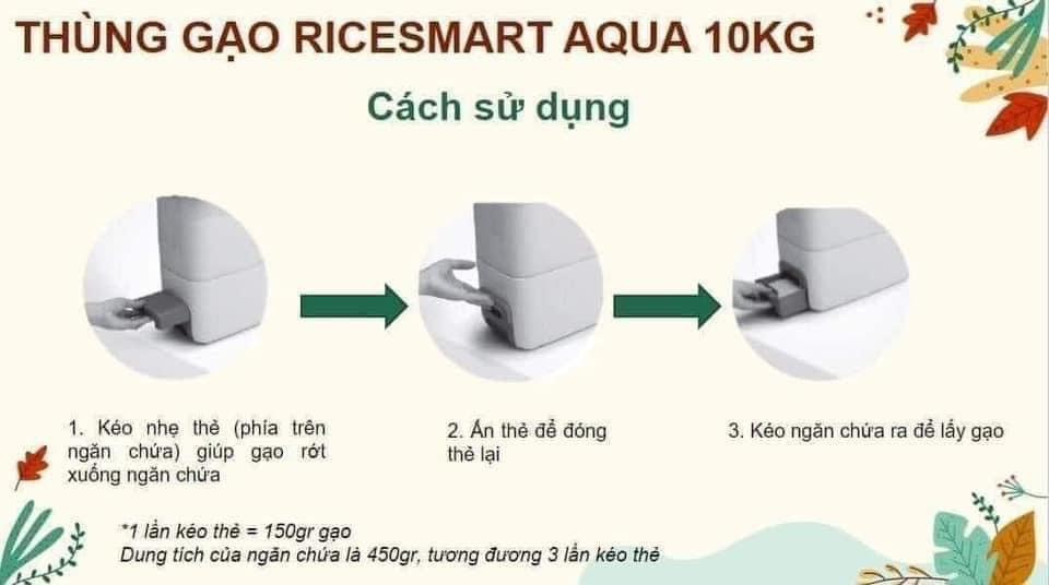 Thùng Gạo Tupperware Rice Smart 10kg - Kín Khi - Chống Côn Trùng