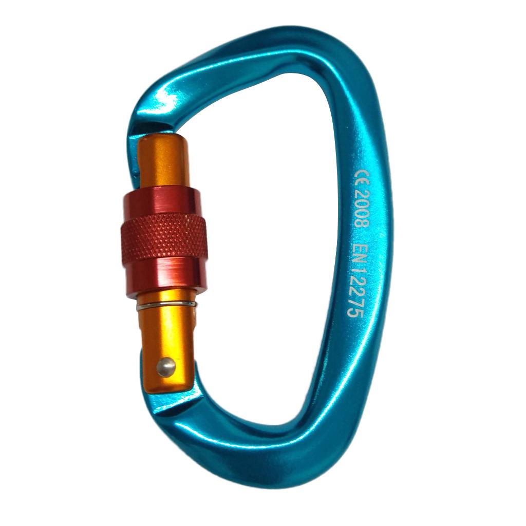 25KN D-ring Khóa An Toàn Thiết Bị Leo Núi Carabiner