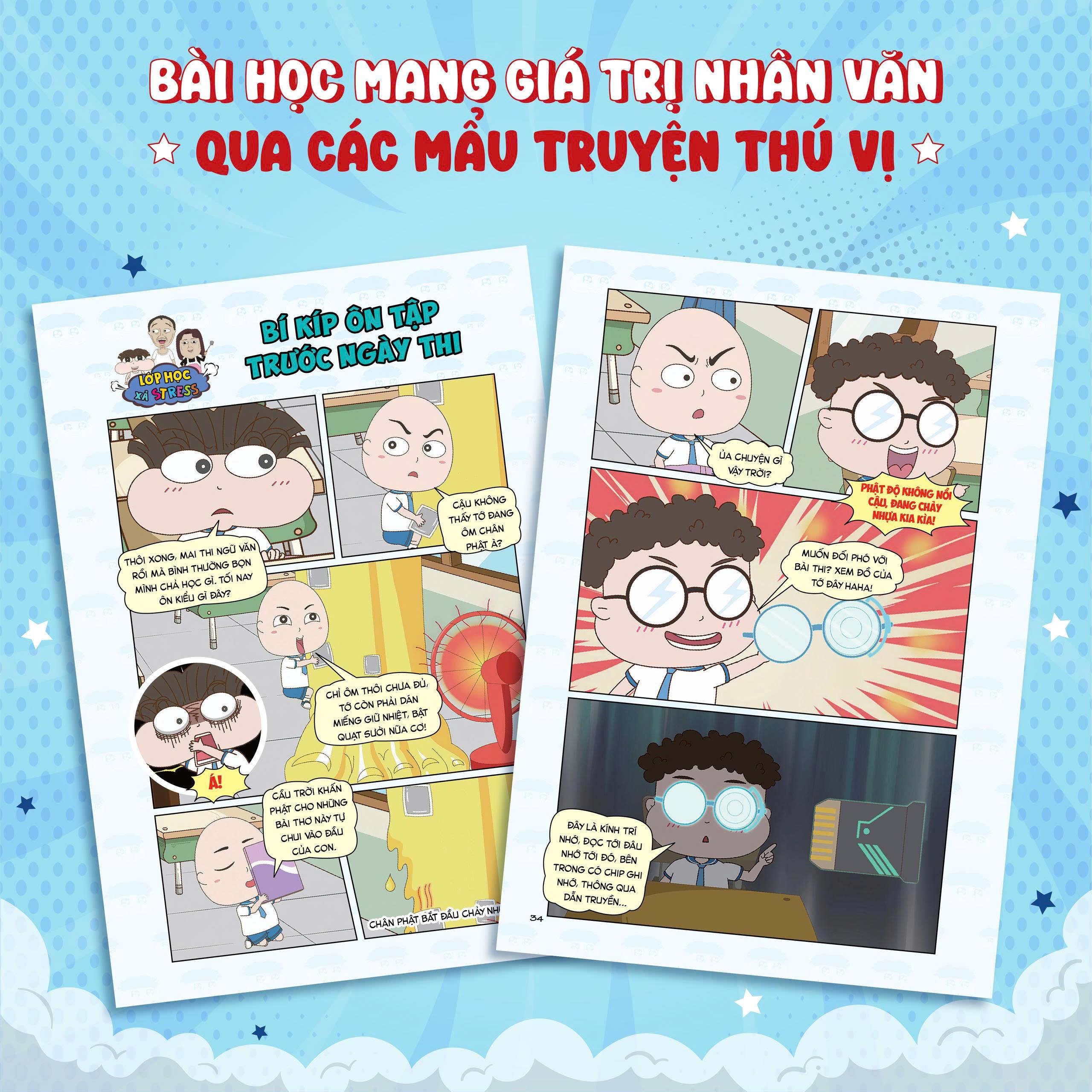 Sách - Truyện Tranh Lớp Học Xả Stress - Buổi Họp Phụ Huynh Bất Thường