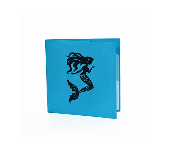 E02 -  Thiệp 3D Nàng Tiên Cá – Mermaid Pop Up Card – Viethands Giftshop