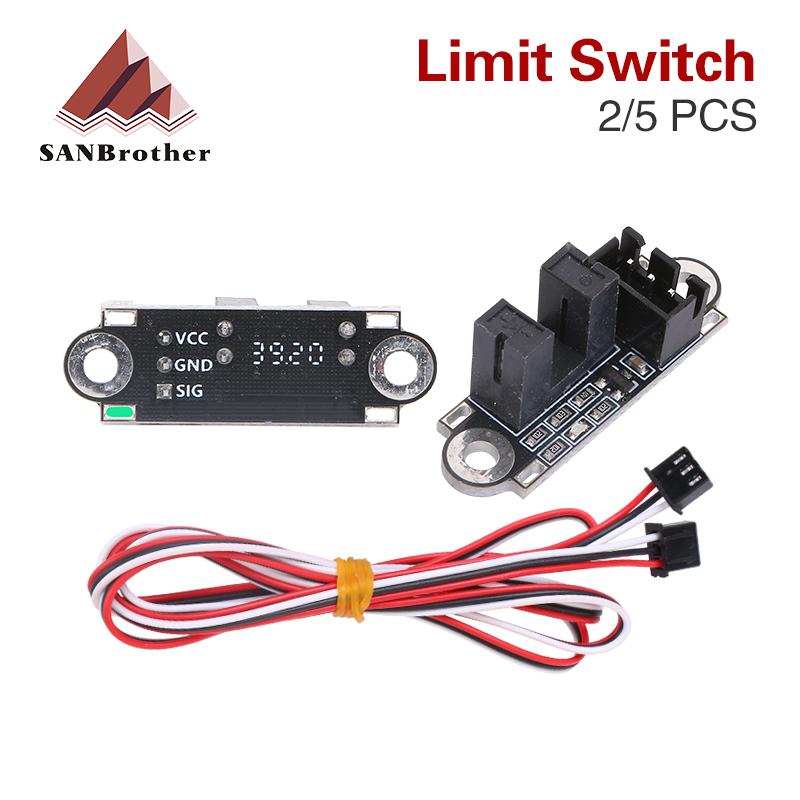 2/5 Chiếc 3D Máy In Quang Endstop Công Tắc Quang Cảm Biến Quang Điện Điều Khiển Ánh Sáng Quang Giới Hạn Mô Đun Với Cáp 1M