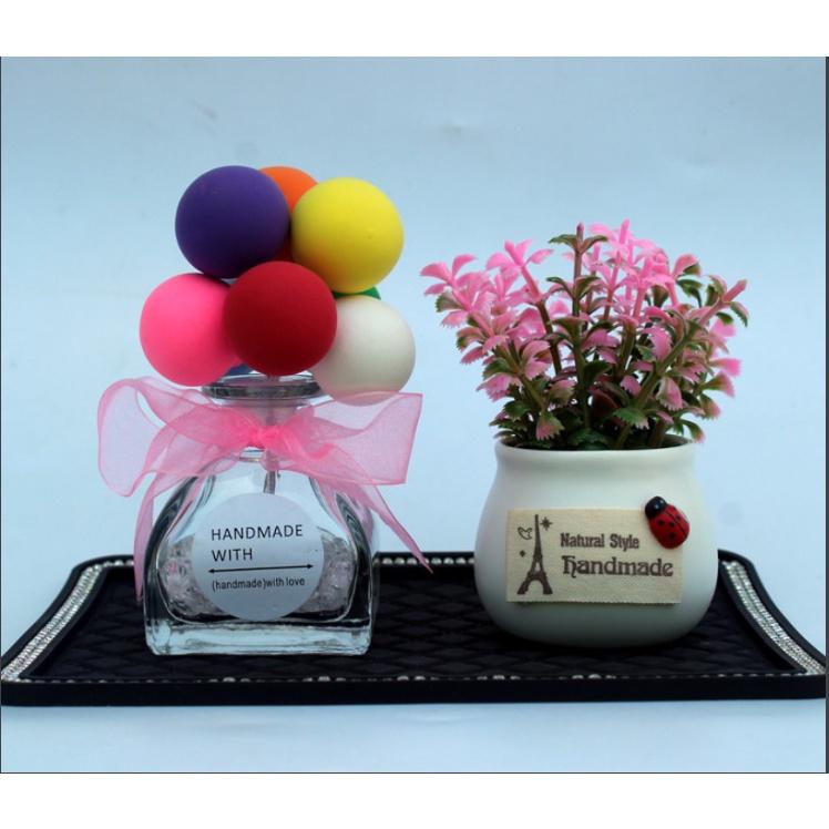 Set bình bông/ bình bóng trang trí taplo ô tô- Hoàng Đông shop
