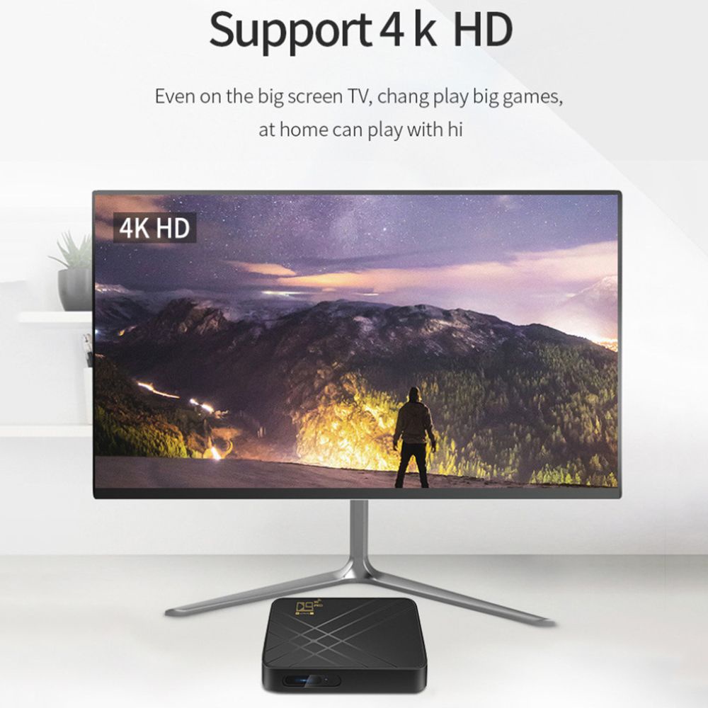 Đầu Box D9 Pro UHD 4K 8GB+128GB Amlogic S905L2, hỗ trợ HDR, kết nối bluetooth 4.1, Wifi băng tần kép 2.4G/5.8G