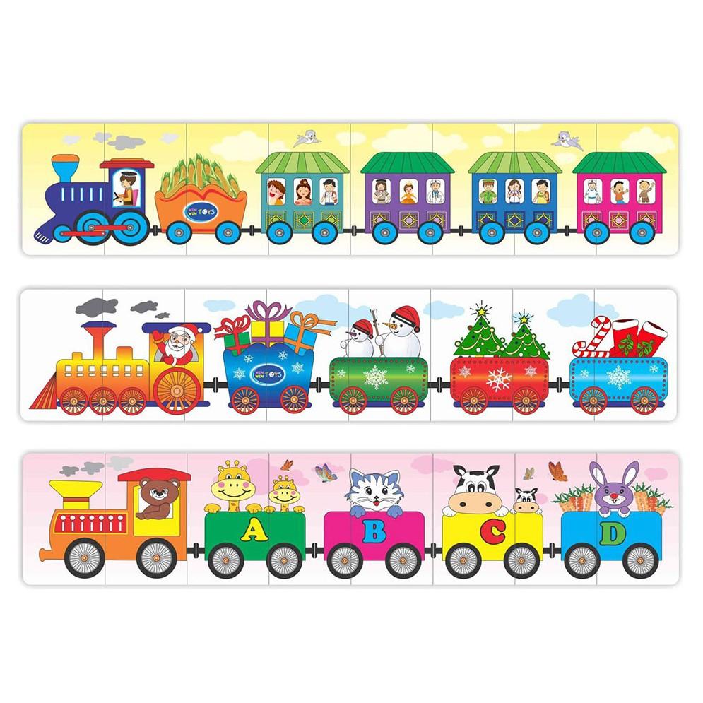Đồ Chơi Gỗ Winwintoys - Bộ Ba Xe Lửa