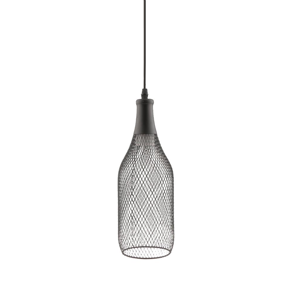 Black Metal Retro Iron Ceiling Pendant Light Chandeliers Fitting Lampshade Loft