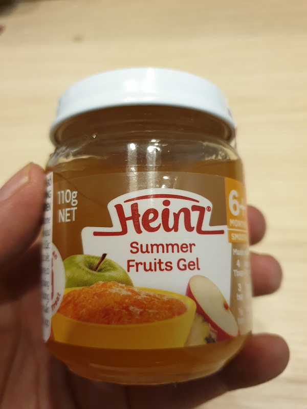 Dinh dưỡng đóng lọ Rau câu trái cây mùa hè cho trẻ từ 6 tháng tuổi trở lên - Heinz Summer Fruits Gel