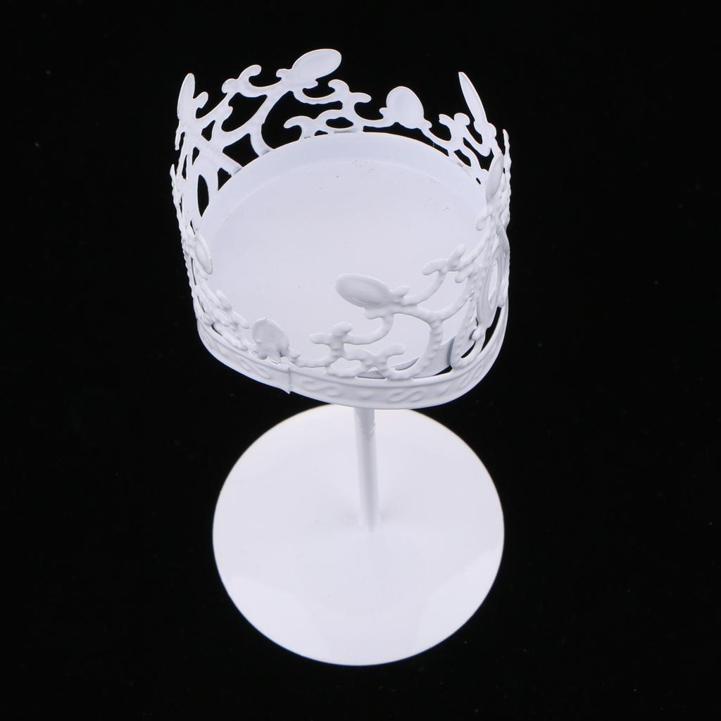 Wrought Iron Tea Light Candle Holder Candlestick Wedding Decor