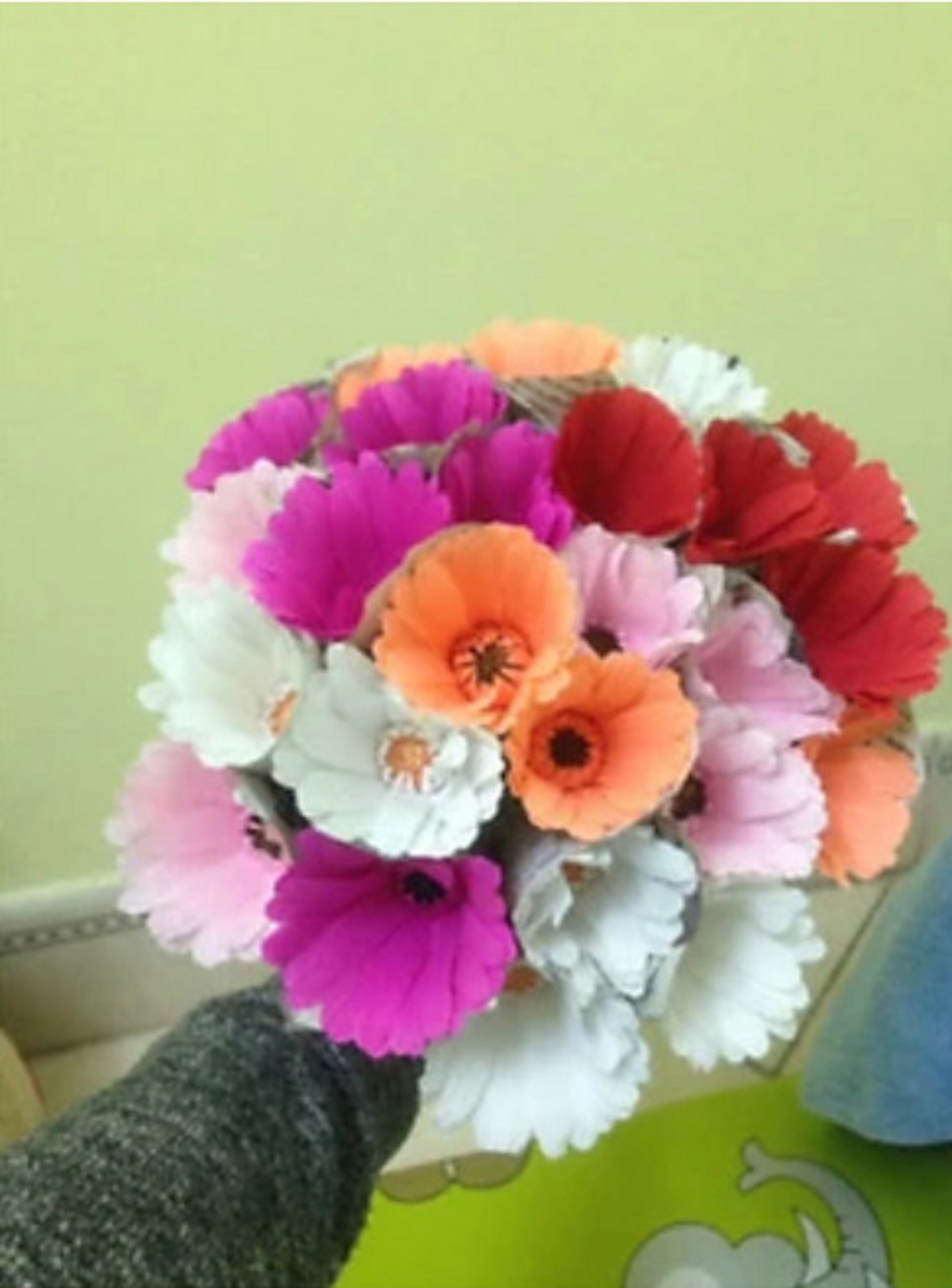 Hoa handmade trang trí