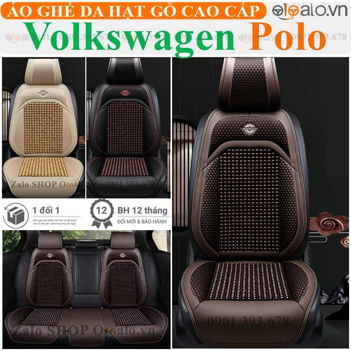 Áo trùm lót bọc ghế da xe ô tô Volkswagen Polo da hạt gỗ tự nhiên CAO CẤP