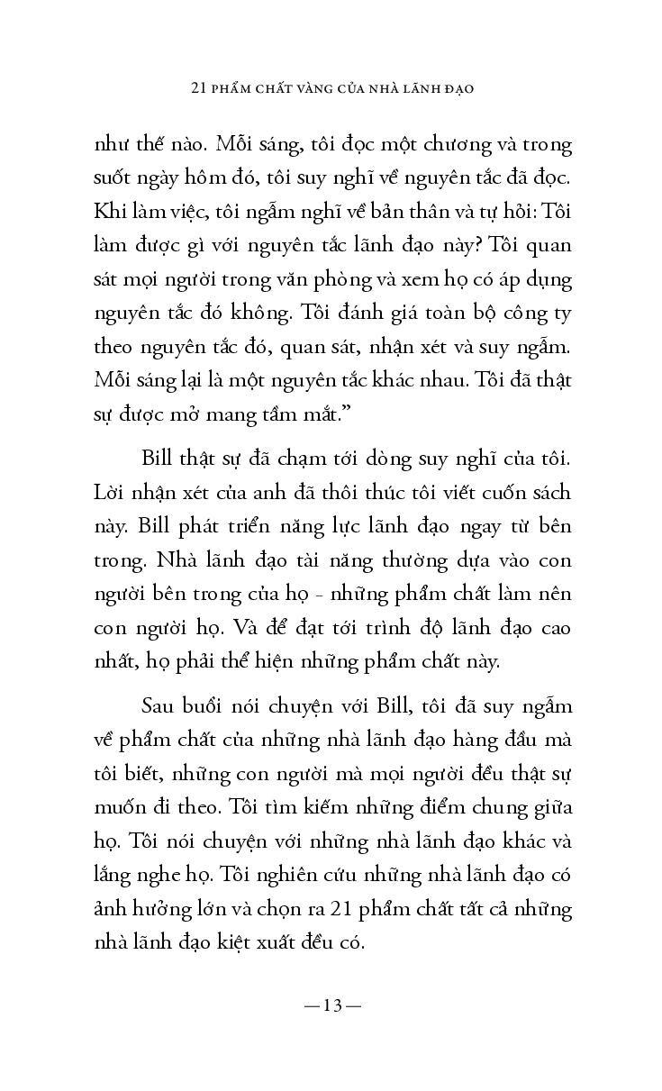 Hình ảnh 21 Phẩm Chất Vàng Của Nhà Lãnh Đạo (Tái Bản)