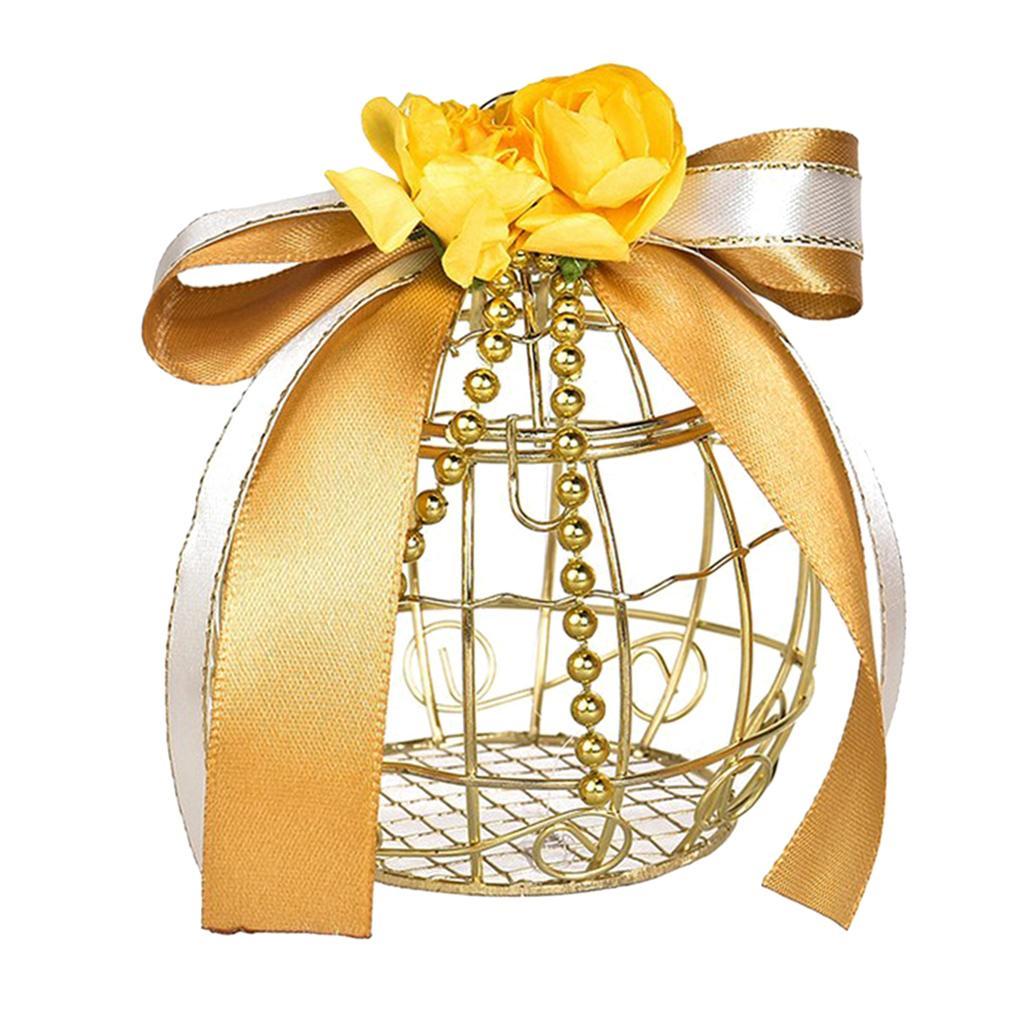 Hollow Bird Cage Wedding Christmas Party Gift Box Chocolate Candy Box