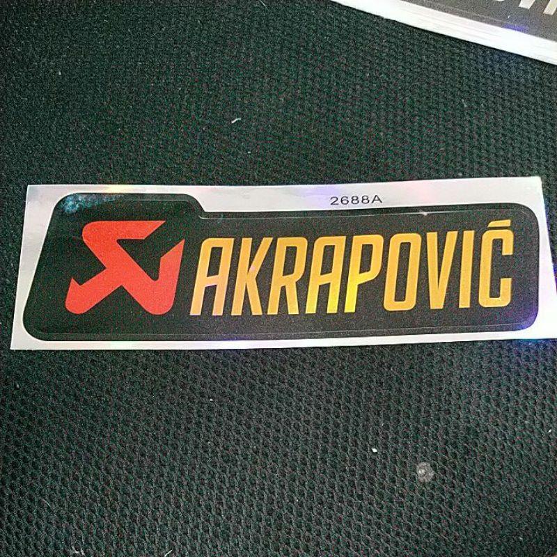 Tem biểu tượng Akrapovic