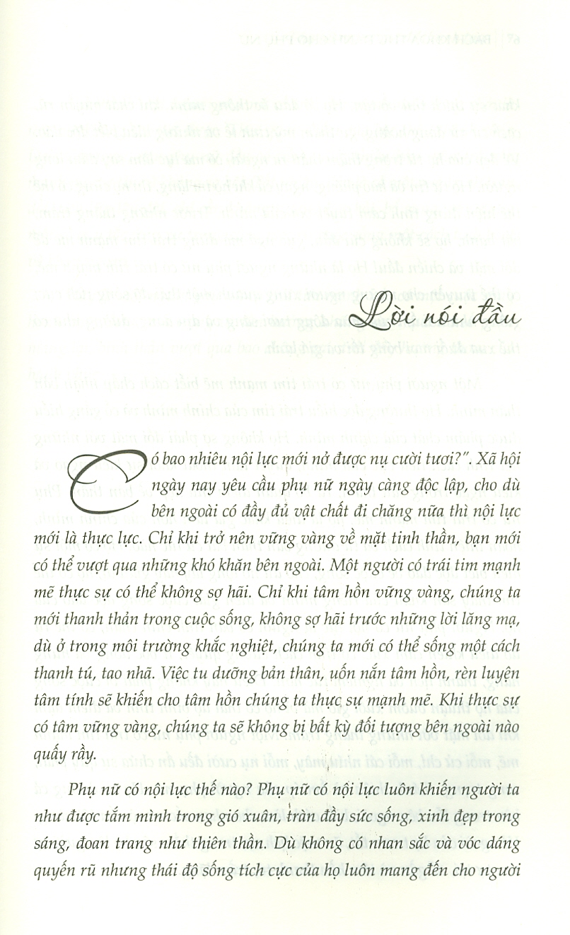 BÁCH KHOA THƯ DÀNH CHO PHỤ NỮ - Phụ Nữ Mạnh Mẽ Để Thanh Tao – Thanh Hương biên soạn – Liên Việt Books – NXB Văn Học