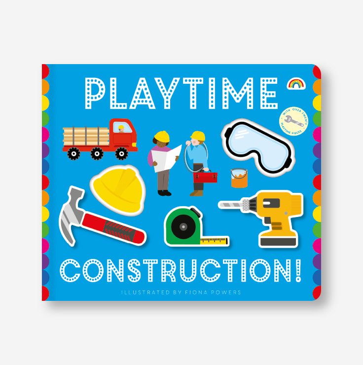 Sách lật mở tháo lắp sáng tạo - Xây dựng công trình - Playtime: Construction