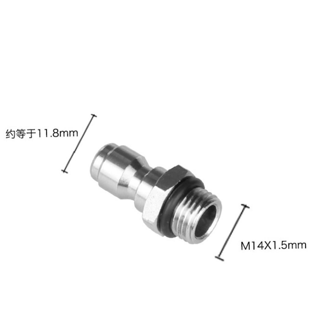 2Pcs M14 G3 Pressure Washer Snow Foam Lance Quick Release Adapter Nozzle