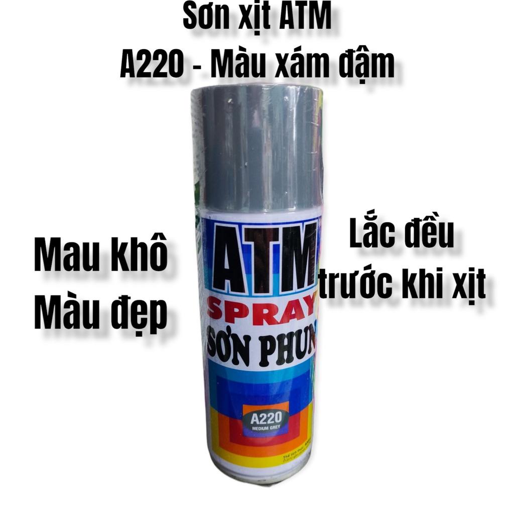 SƠN XỊT ATM - MÀU A70-A266-A220-A221-212 - 400ML