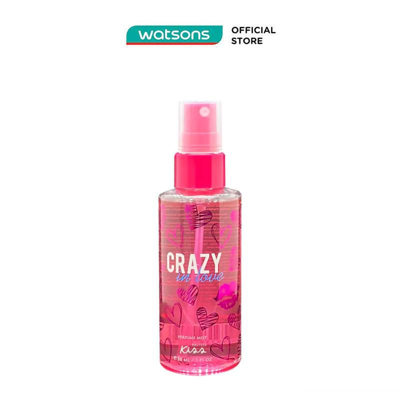 Xịt Thơm Toàn Thân Malissa Kiss Perfume Mist Crazy in Love Hương Trái Cây và Hương Hoa 88ml